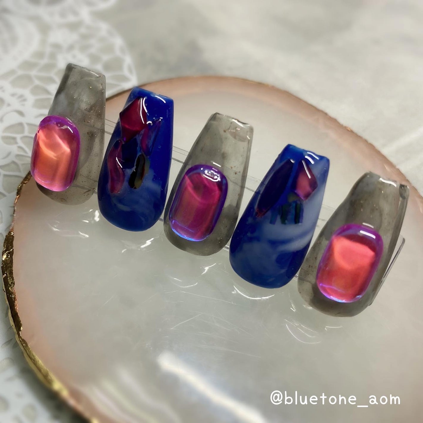 ジェルネイル(ライト対応)/セリア/ジェルネイルを使ったクチコミ(8枚目)