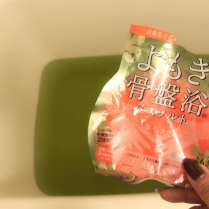 ヨモギ バスソルト/L'aube/生薬系入浴剤を使ったクチコミ(3枚目)