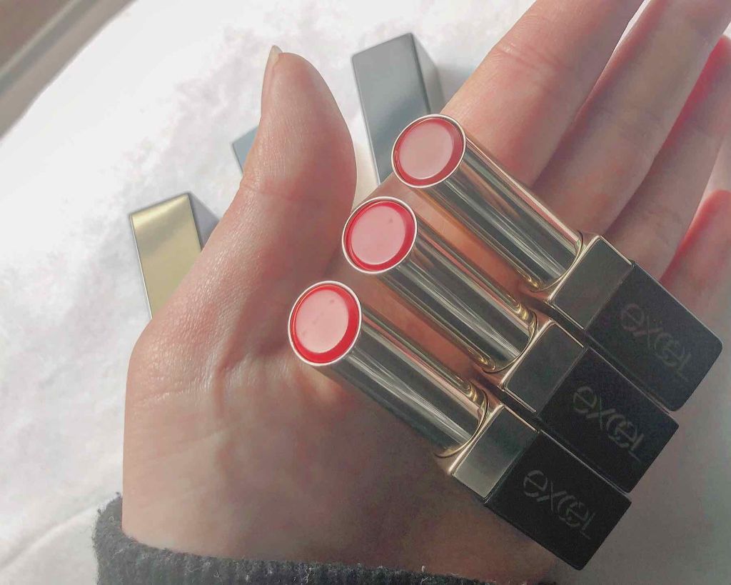 グレイズバームリップ/excel/口紅を使ったクチコミ(1枚目)