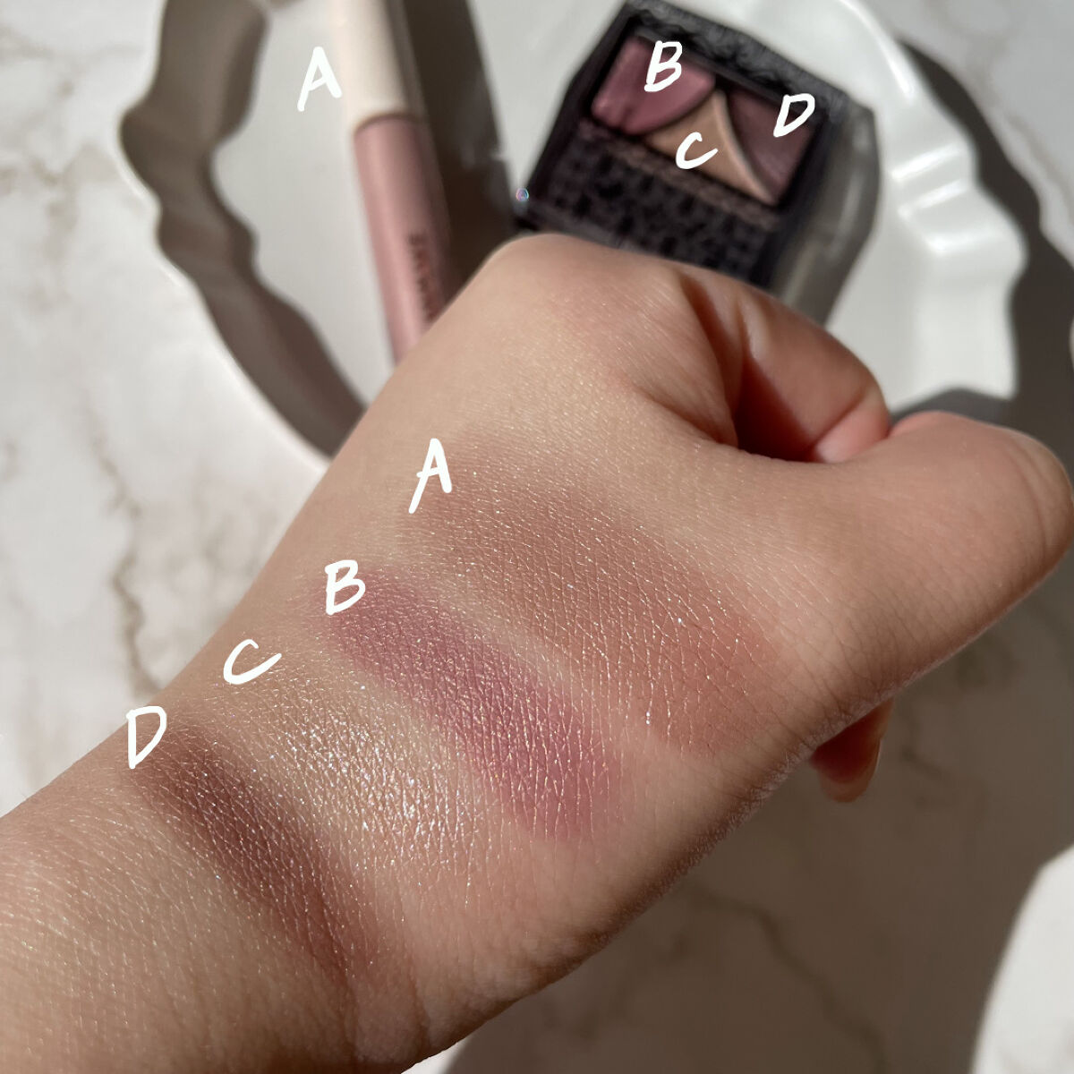 ジューシーピュアアイズ/キャンメイク/アイシャドウパレットを使ったクチコミ（3枚目）