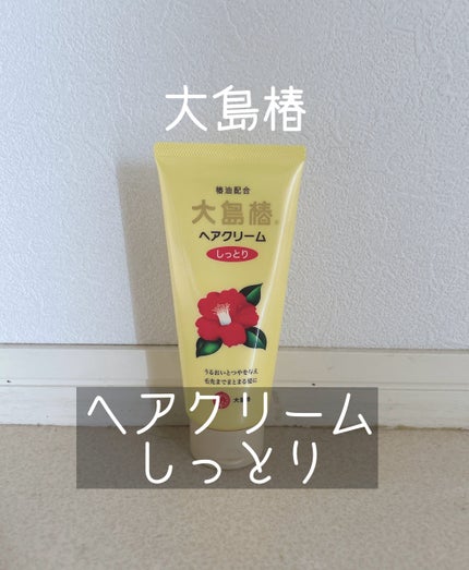 ヘアクリーム しっとり/大島椿/ヘアワックス・クリームを使ったクチコミ(1枚目)