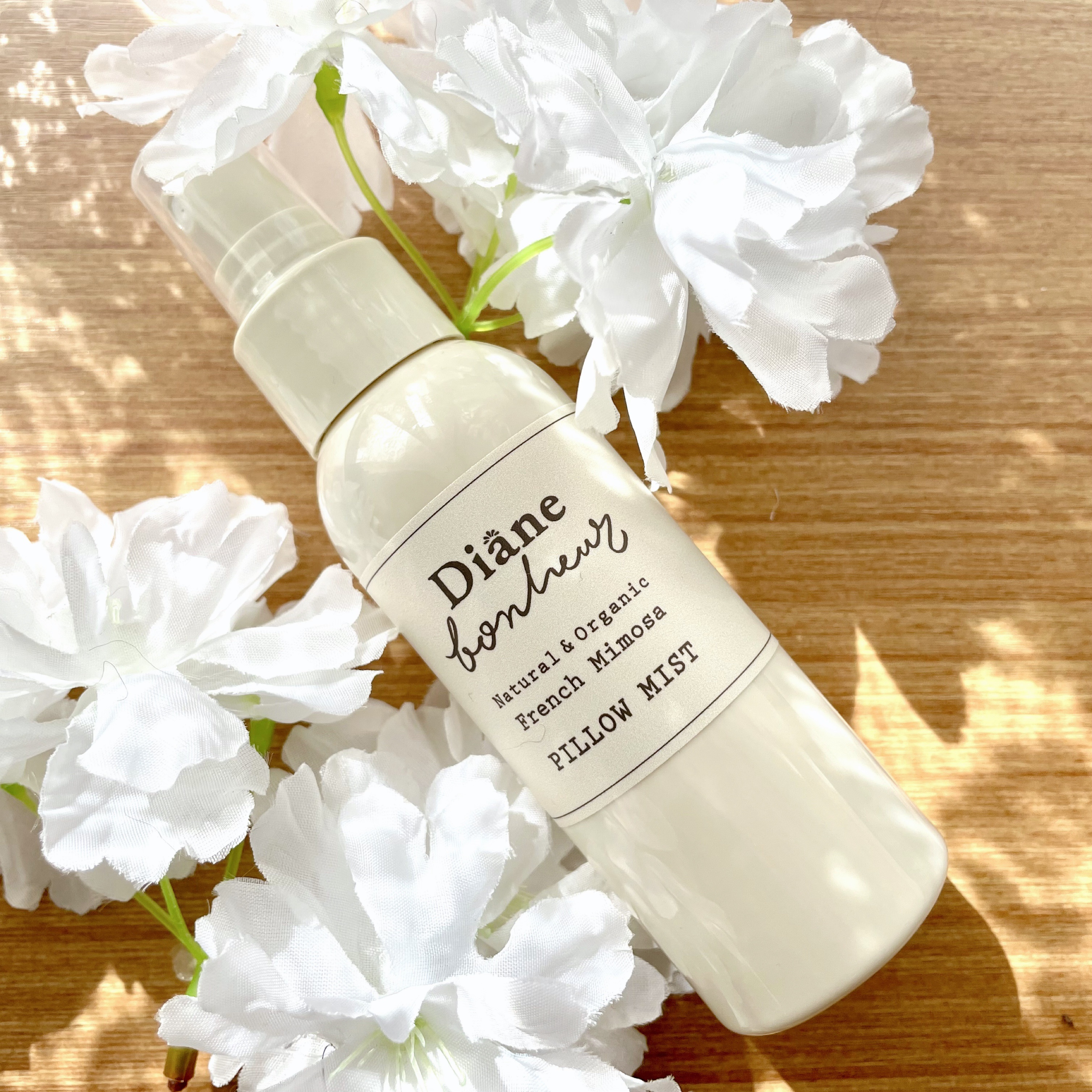 ボヌール おやすみピローミスト フレンチミモザの香り/ダイアン/ファブリックミストを使ったクチコミ（1枚目）