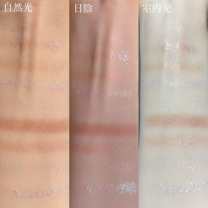 グリッターペディアアイパレット/unleashia/アイシャドウパレットを使ったクチコミ(5枚目)