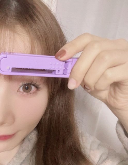 かんたん前髪セルフカッター /ヘアカットモンスター/ヘアケアグッズを使ったクチコミ（3枚目）