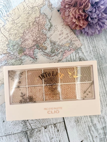 プロ アイ パレット 08 INTO LACE(AD)/CLIO/アイシャドウパレットを使ったクチコミ(2枚目)