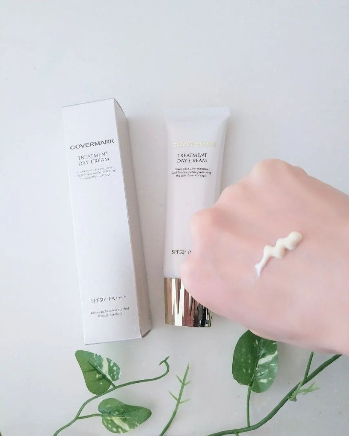 トリートメント デイ クリーム/COVERMARK/日焼け止めクリームを使ったクチコミ（3枚目）
