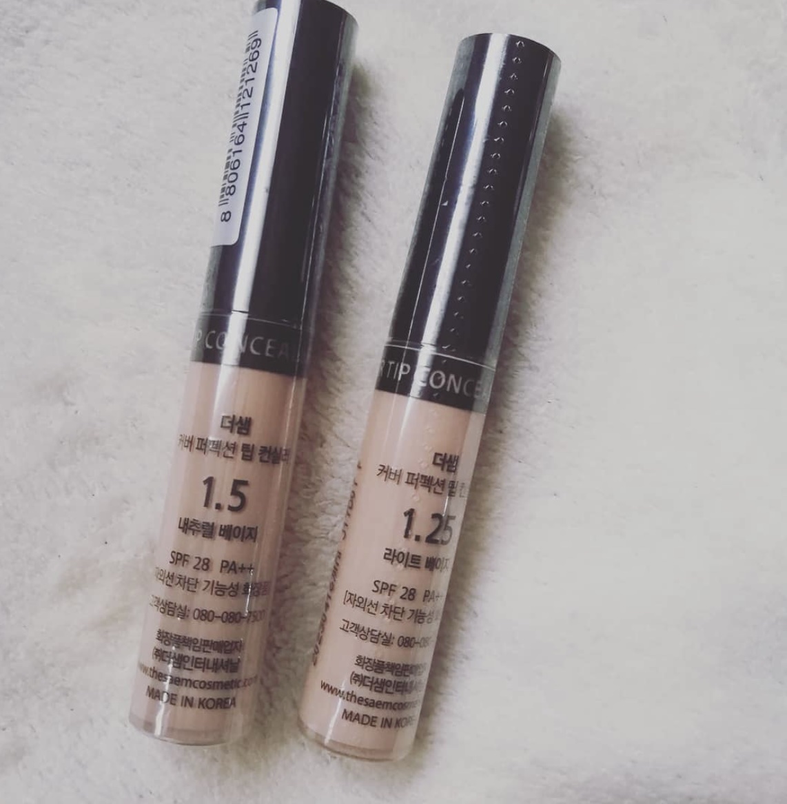 カバーパーフェクション チップコンシーラー/the SAEM/リキッドコンシーラーを使ったクチコミ（1枚目）