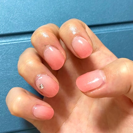 セミキュアジェルネイル(ハンド)/ohora/ネイルシールを使ったクチコミ(2枚目)