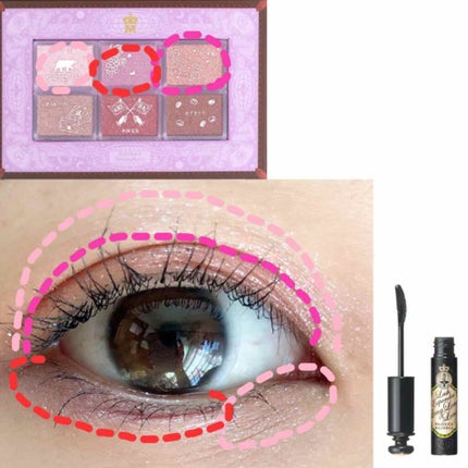 ナイストゥミーチュートランク/MAJOLICA MAJORCA/アイシャドウパレットを使ったクチコミ(2枚目)