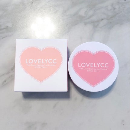 ピンクカバーエッセンスサンクッション/LOVELYCC/クッションファンデーションを使ったクチコミ(1枚目)
