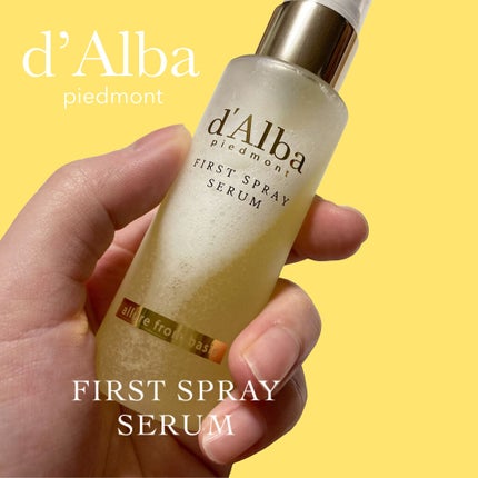 ダルバ ホワイトトリュフファーストスプレーセラム/ダルバ/ミスト状化粧水を使ったクチコミ(1枚目)