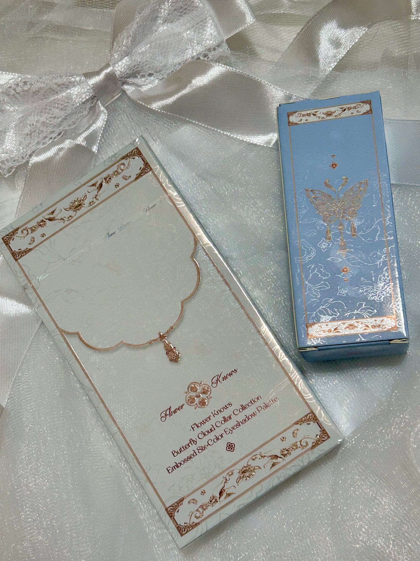 胡蝶雲肩6色アイシャドウパレット/FlowerKnows/アイシャドウパレットを使ったクチコミ(5枚目)