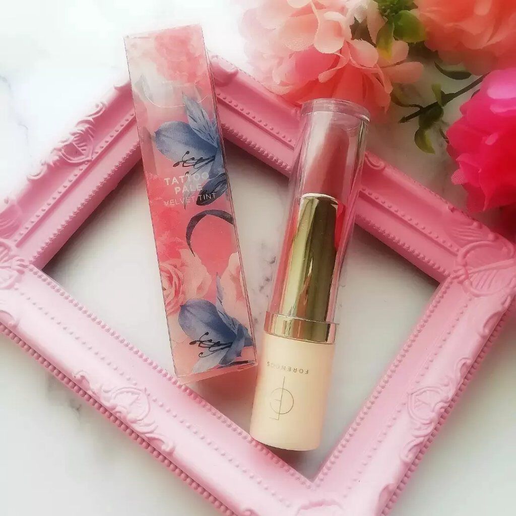 タトゥーベルベットティント #24 ピットアパット/フォレンコス/リップティントを使ったクチコミ（1枚目）