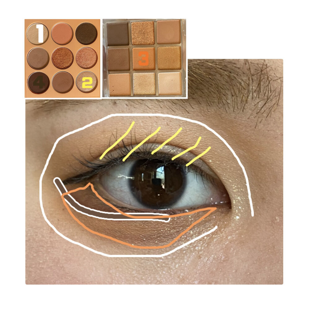 フラッシュシャドーパレット/EGLIPS/アイシャドウパレットを使ったクチコミ（2枚目）