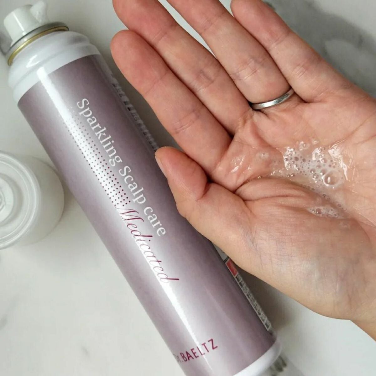 薬用スパークリング スカルプケア/ドクターベルツ/頭皮ローションを使ったクチコミ(4枚目)