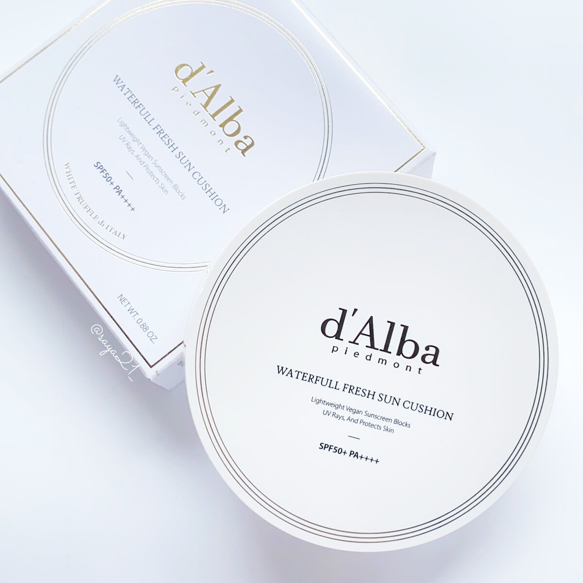 ウォータフルフレッシュサンクッション/ダルバ/日焼け止めローションを使ったクチコミ（1枚目）