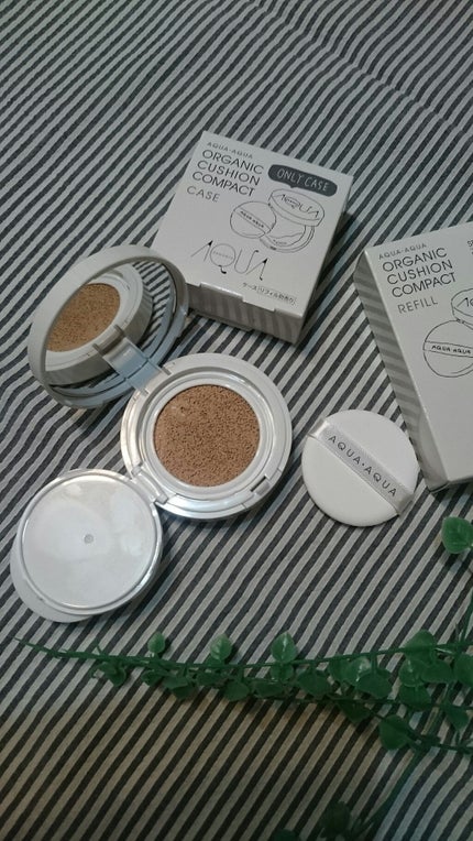 オーガニッククッションコンパクト/アクア・アクア/クッションファンデーションを使ったクチコミ(1枚目)