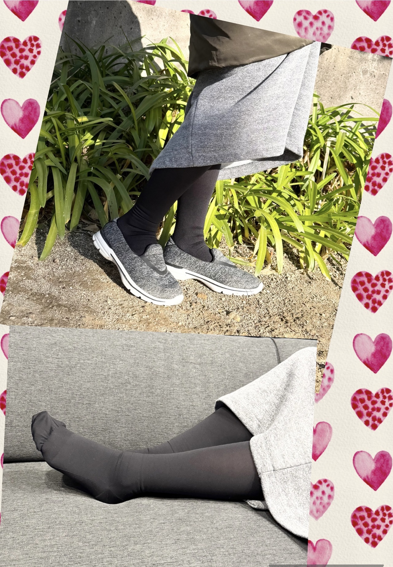 スリムウォーク 美脚ハイソックス/SLIMWALK/着圧ソックス・レギンスを使ったクチコミ（3枚目）