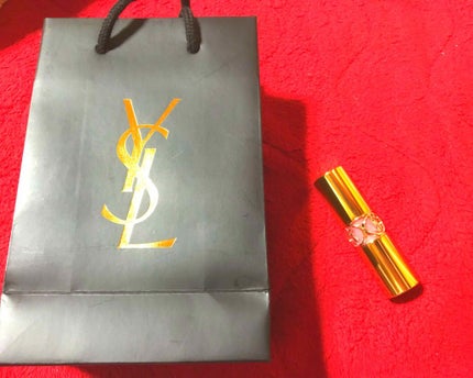 ルージュ ヴォリュプテ シャイン/YVES SAINT LAURENT BEAUTE/口紅を使ったクチコミ(1枚目)