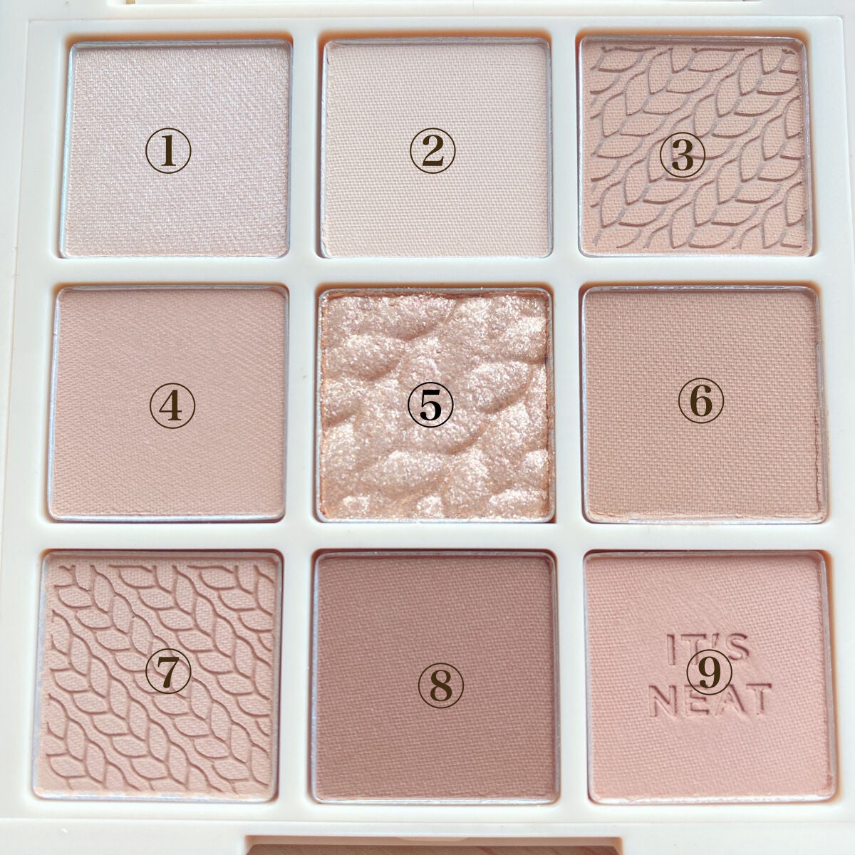 マイフェイブムードアイパレット 9カラー/HOLIKA HOLIKA/アイシャドウパレットを使ったクチコミ(2枚目)