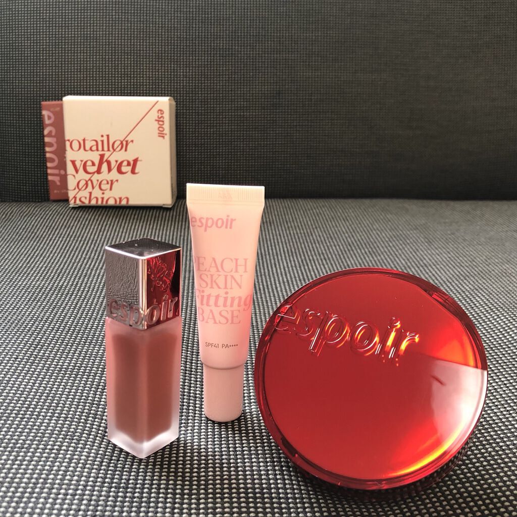 クチュールリップティントベルベット/espoir/リップティントを使ったクチコミ（1枚目）