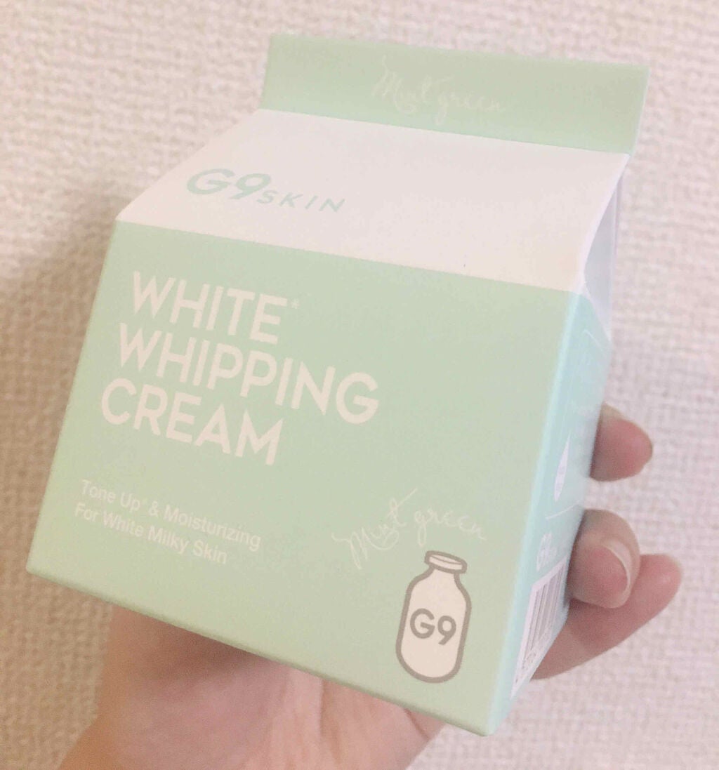 WHITE WHIPPING CREAM(ãŠãŠã¯ãªãŒã )/G9SKIN/åç²§äžå°ã䜿ã£ãã¯ãã³ãïŒ4æç®ïŒ