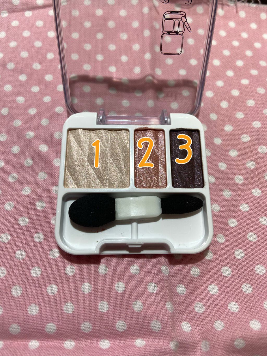 アイシャドウ/パラドゥ/アイシャドウパレットを使ったクチコミ(3枚目)