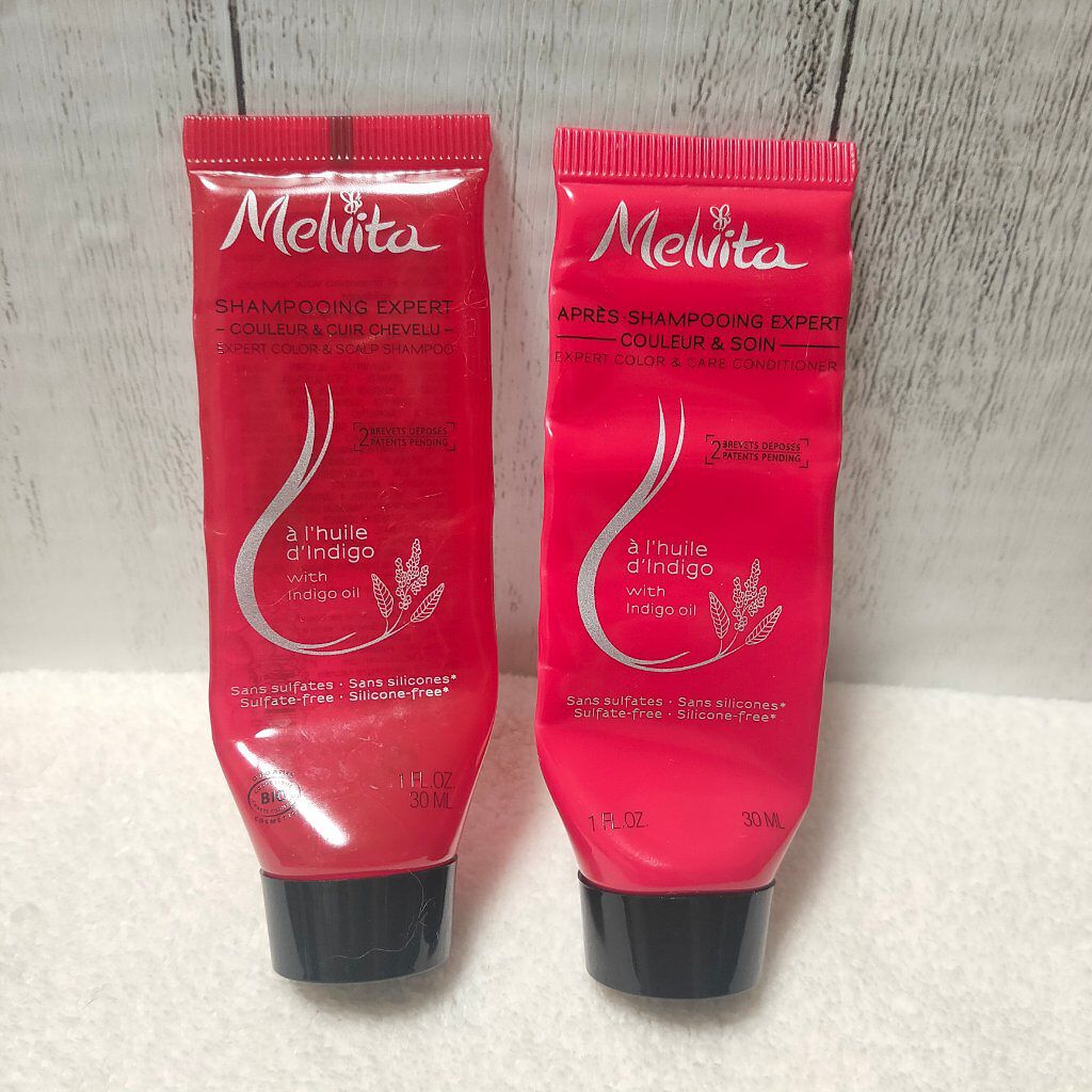 インディゴオイル シャンプー シャイン＆スカルプ／コンディショナー シャイン＆スカルプ/Melvita/市販シャンプーを使ったクチコミ（1枚目）