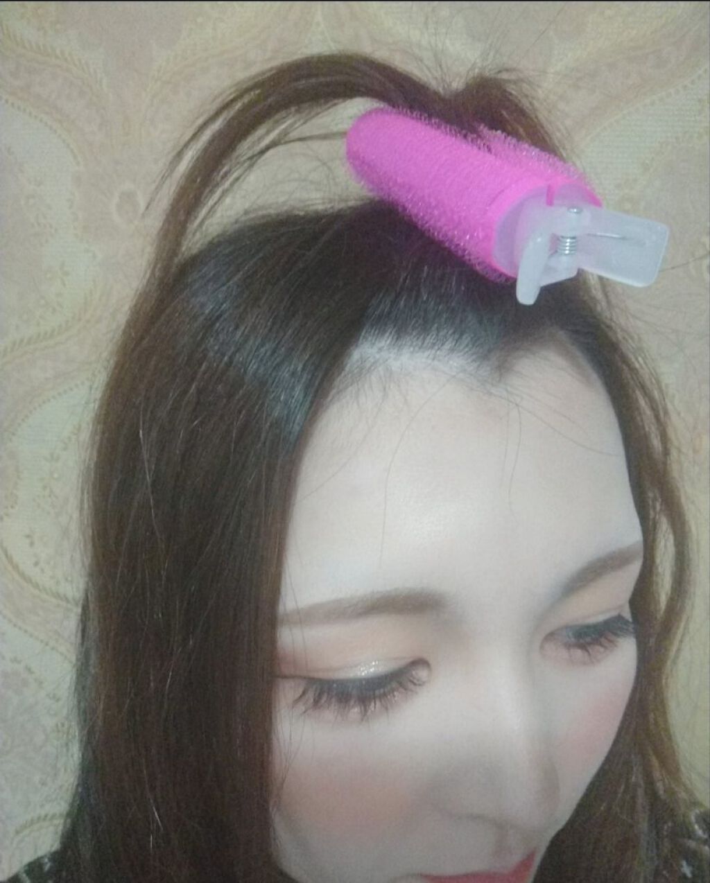 前髪カーラー/DAISO/ヘアケアグッズを使ったクチコミ(3枚目)