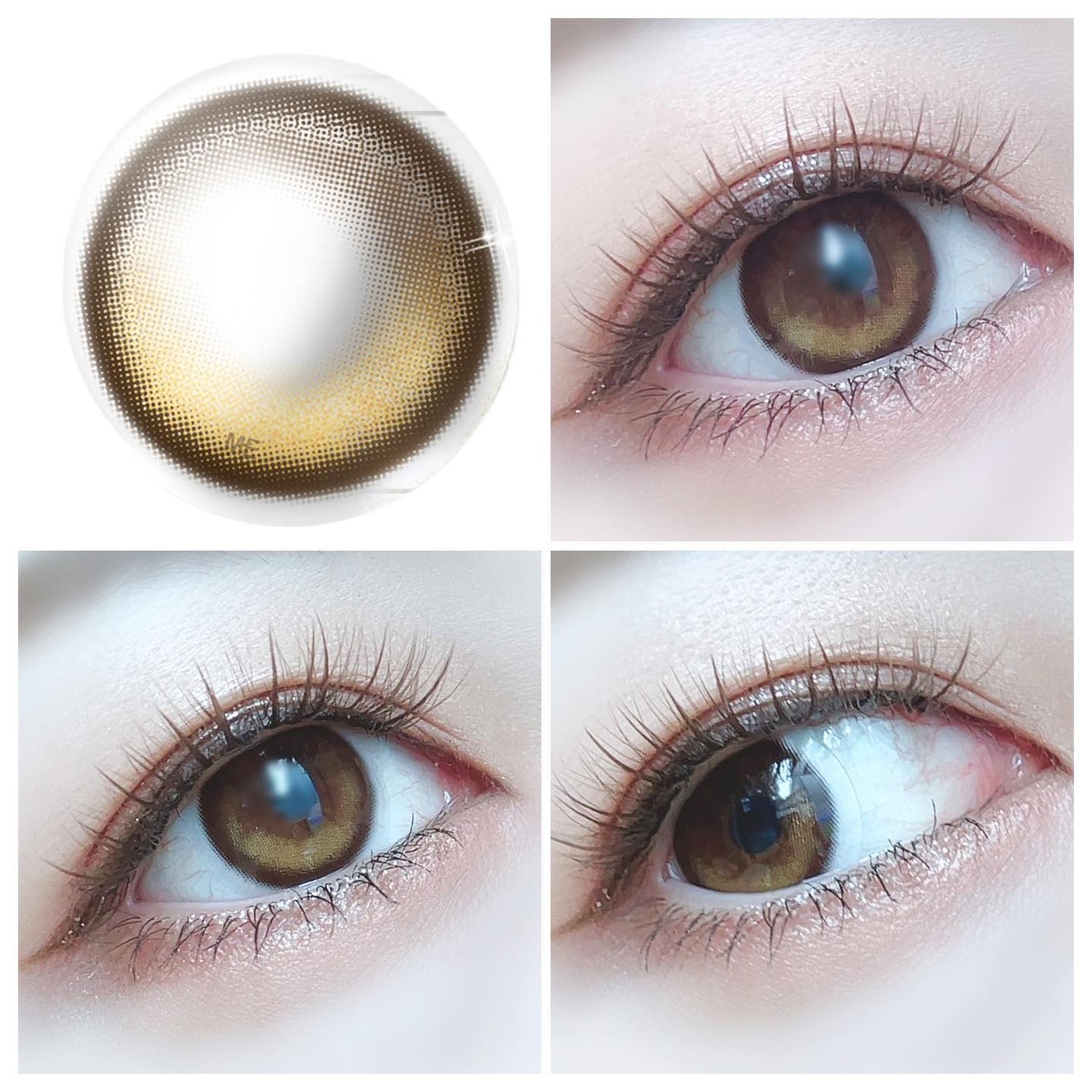 クローリングブラウン/LENSME/カラーコンタクトレンズを使ったクチコミ(2枚目)