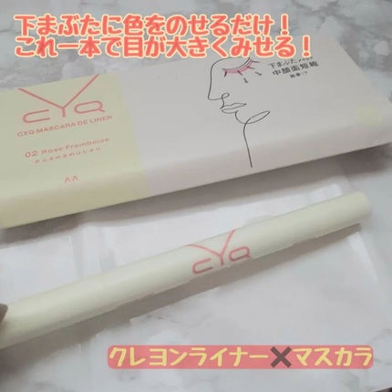 CYQ MASCARA DE LINER/CYQ/マスカラを使ったクチコミ(4枚目)