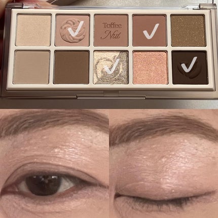 MDショールモーメント アイシャドウパレット/mude/アイシャドウパレットを使ったクチコミ(5枚目)