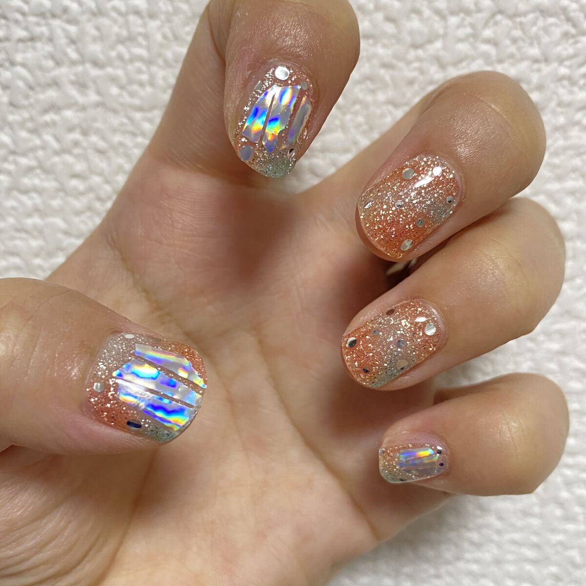 セミキュアジェルネイル（ハンド） ND-097 N  Newtro no.1/ohora/ネイルシールを使ったクチコミ（1枚目）