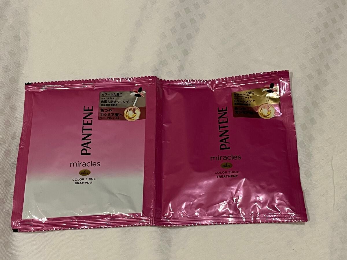 ミラクルズ カラーシャイン シャンプー/トリートメント/パンテーン/市販シャンプーを使ったクチコミ(1枚目)