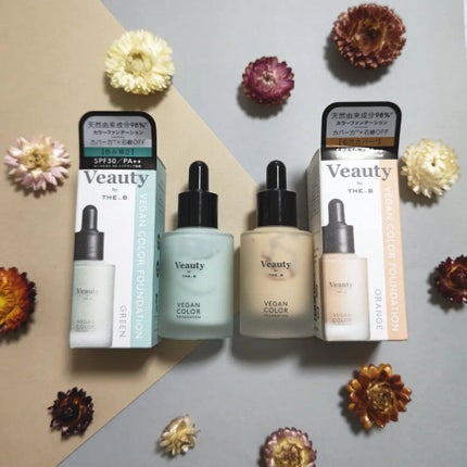 ヴィーガン カラーファンデーション/Veauty by THE_B/リキッドファンデーションを使ったクチコミ(1枚目)