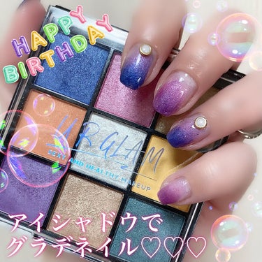 UR GLAM　BLOOMING EYE COLOR PALETTE/U R GLAM/アイシャドウパレットを使ったクチコミ（1枚目）