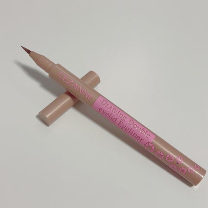 描くふたえアイライナー/CEZANNE/リキッドアイライナーを使ったクチコミ(1枚目)