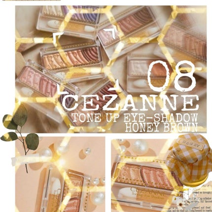 トーンアップアイシャドウ/CEZANNE/アイシャドウパレットを使ったクチコミ(1枚目)