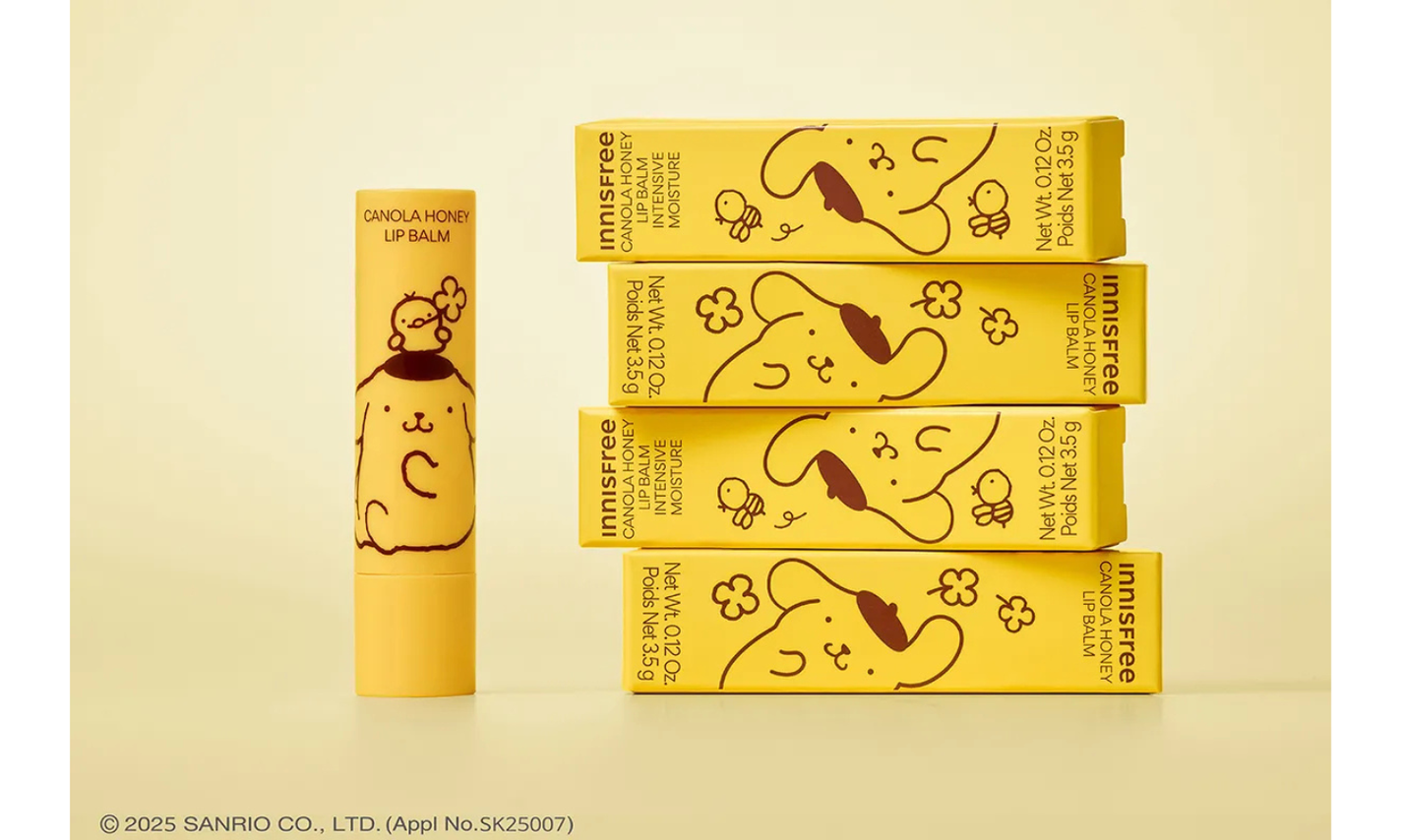 INNISFREEから「ポムポムプリン限定デザイン」のリップバームが登場!のサムネイル