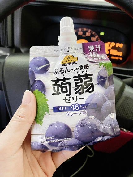 蒟蒻ゼリー/トップバリュ/ゼリー飲料を使ったクチコミ(1枚目)