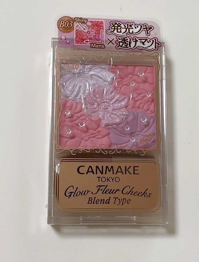 グロウフルールチークス(ブレンドタイプ)/キャンメイク/パウダーチークを使ったクチコミ(1枚目)