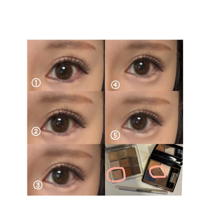 ディオール バックステージ アイ パレット/Dior/アイシャドウパレットを使ったクチコミ(2枚目)