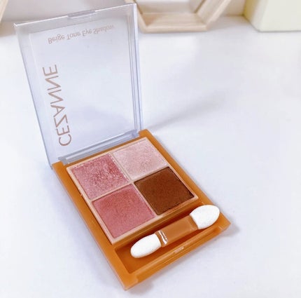 ベージュトーンアイシャドウ/CEZANNE/アイシャドウパレットを使ったクチコミ(5枚目)