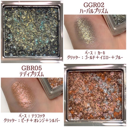 グリッタープリズム シャドウ/MISSHA/グリッターを使ったクチコミ(4枚目)