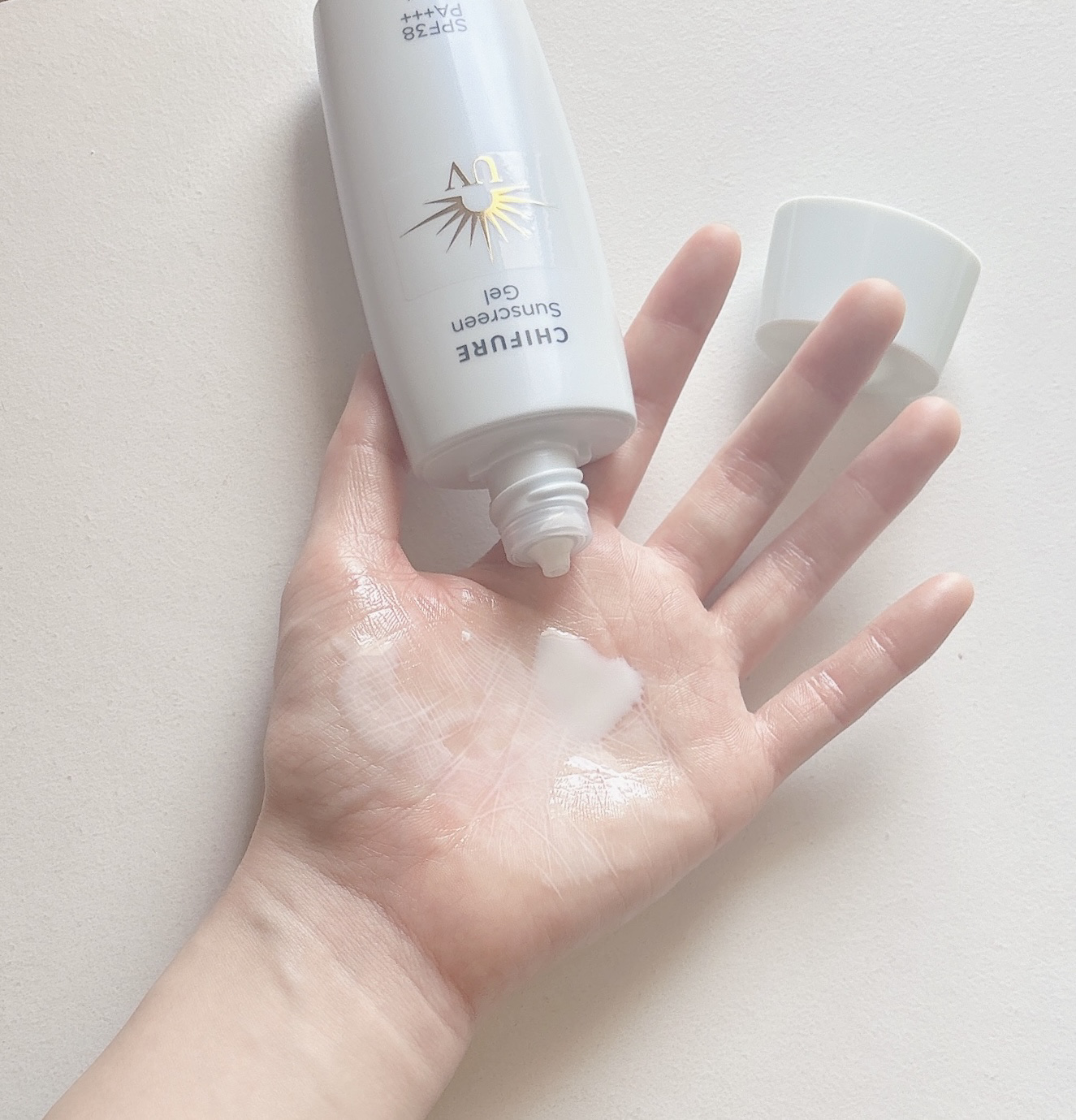 日やけ止め ジェル UV/ちふれ/日焼け止めジェルを使ったクチコミ（1枚目）