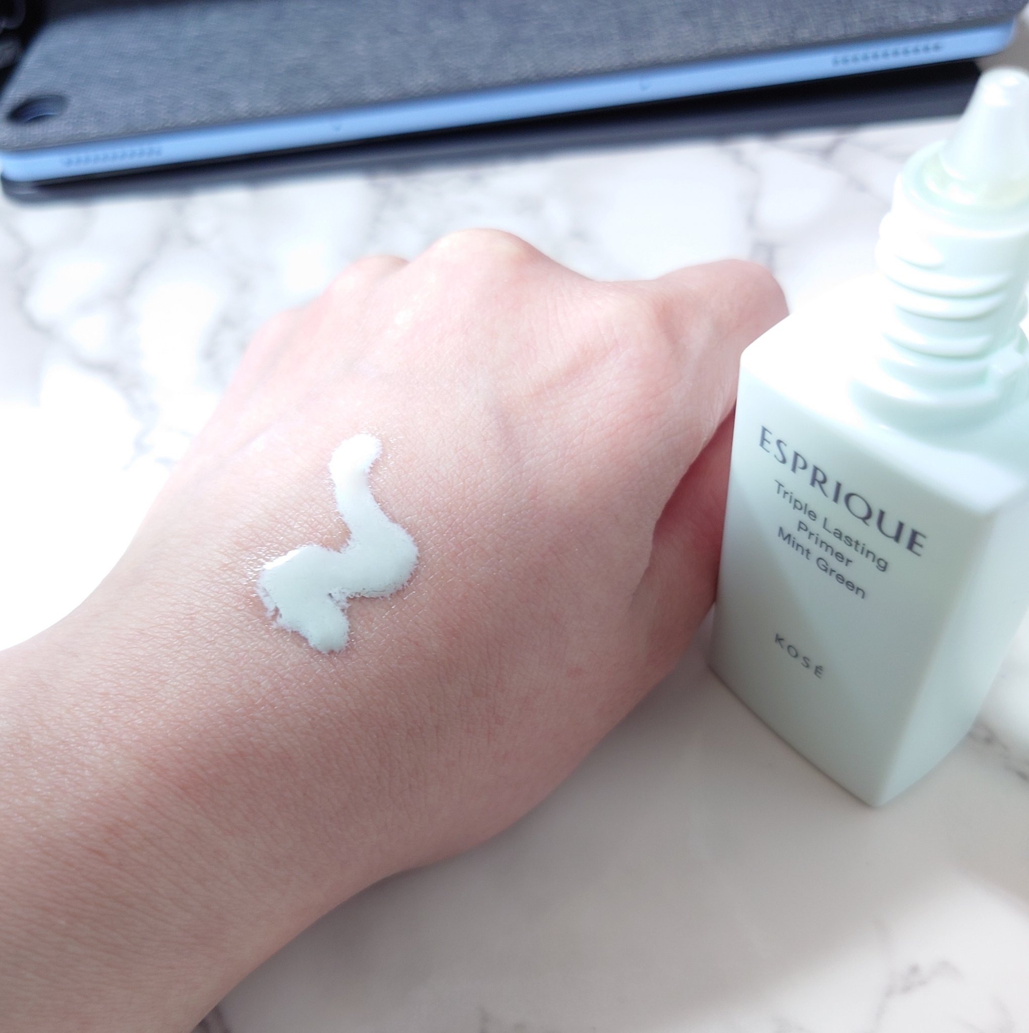トリプル ラスティング プライマー ミントグリーン/ESPRIQUE/化粧下地を使ったクチコミ（2枚目）