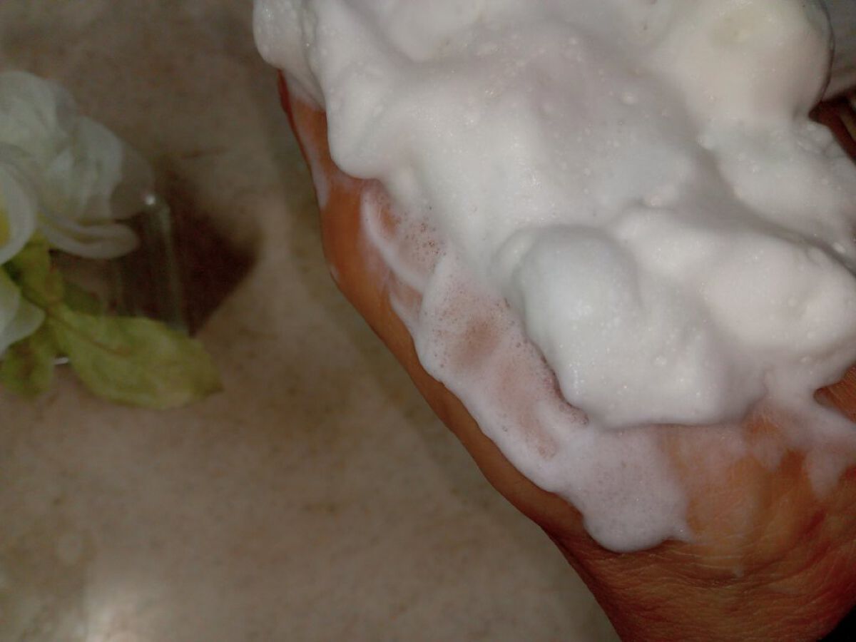 ソーダ洗顔料/manyo/洗顔フォームを使ったクチコミ（2枚目）