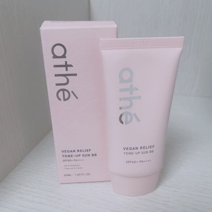 VEGAN RELIEF TONE-UP SUN BB/athé/日焼け止めクリームを使ったクチコミ(1枚目)