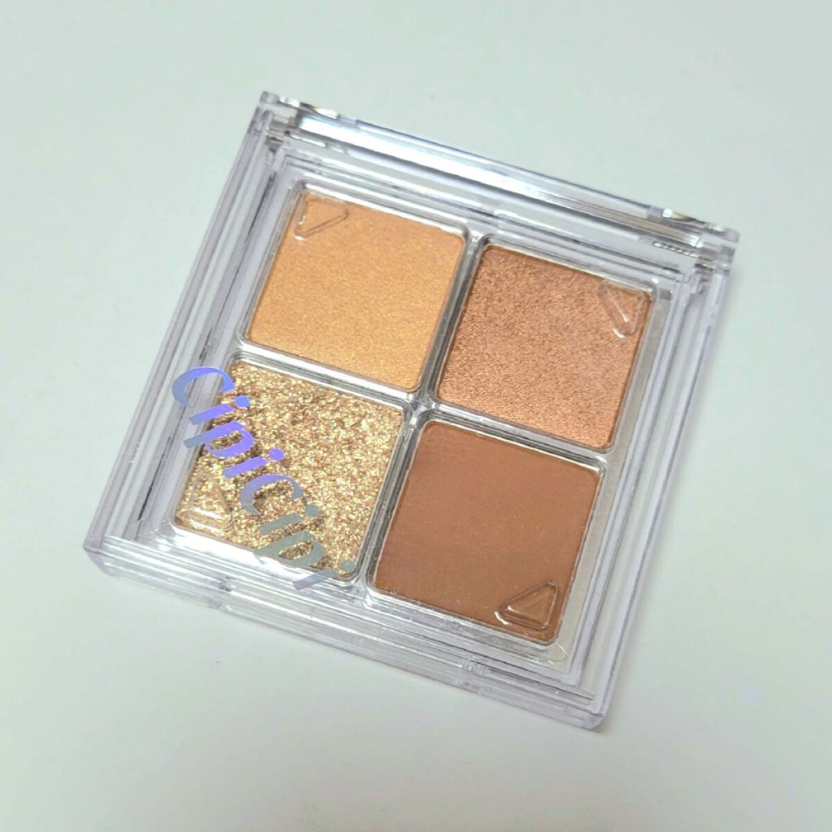 ドレッシーシャドウR 01 キャラメリゼ/CipiCipi/アイシャドウパレットを使ったクチコミ（1枚目）