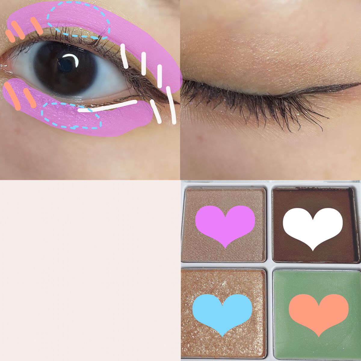 THE アイパレR/b idol/アイシャドウパレットを使ったクチコミ(4枚目)